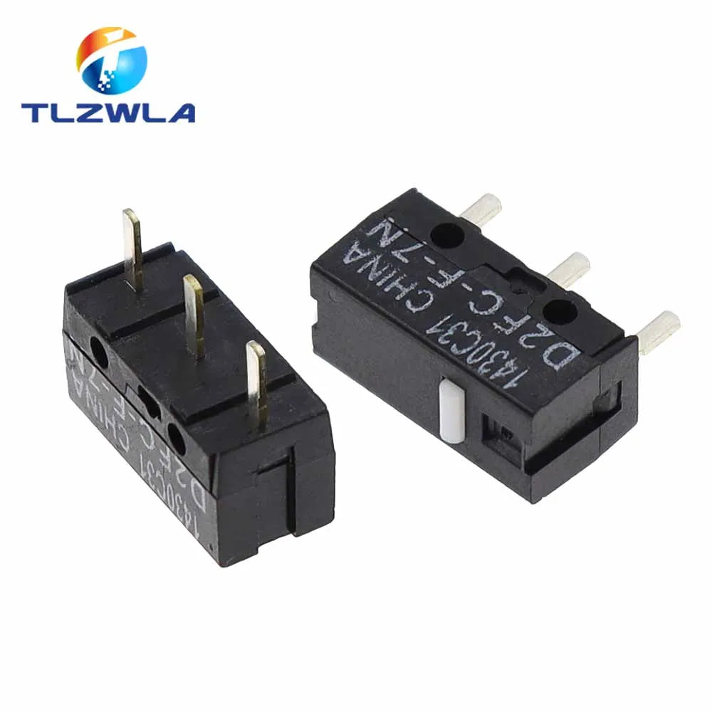 10PCS New Authentic For 5Million times Mouse Micro Switch D2FC-F-7N Mouse Button Fretting D2FC-E-7N D2FC
