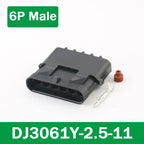 5/20Sets 2.5mm 1/2/3/4/6Pin Waterproof Electrical Connector Male Female Plug Delphi Injector Socket 12010975 For GM Motorcycle
