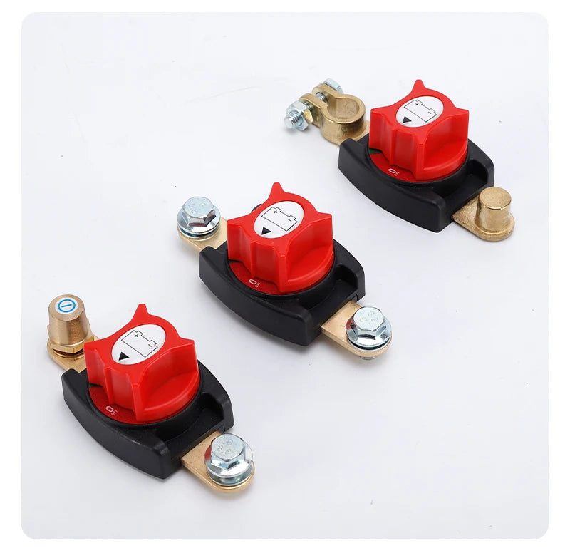 12-48V Car Isolator Disconnect Rotary Switch 275A On/Off Battery Power Cut Master Switch Disconnect Isolator for Car RV Boat