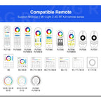 ZL5 FUT089Z Miboxer Zigbee 3.0+2.4G 5 in 1 LED Strip Controller For Single Color/Dual White/RGB/RGBW/RGB+CCT 2.4G Remote Control
