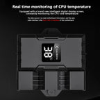 Power Train X-Gamerx Z-1300 9cm with Digital Temperature Display Four Heat Pipe CPU Air Cooler ARGB LGA1700 1200 115X AM4 AM5