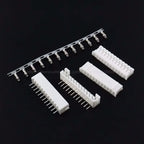 100PCS JST PH 2.0 2P 3P 4P 5P 6P 7P 8P 9P 10P 11P 12 Pin Header PH2.0 2mm Connectors Leads PH-AW PH-Y Curved Pins Male Shell