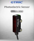 GTRIC Miniature laser Ptoelectronic Sensor NPN PNP Ultra-thin Diffuse Reflection Optical Sensor Switch 3-150mm 24V DC With BGS