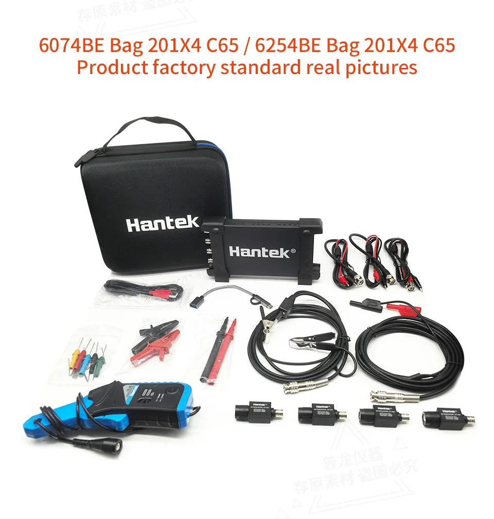 【Hantek Official Genuine】4-channel automotive specific virtual oscilloscope 6074BE/6254BE OTG connected to mobile phone for use