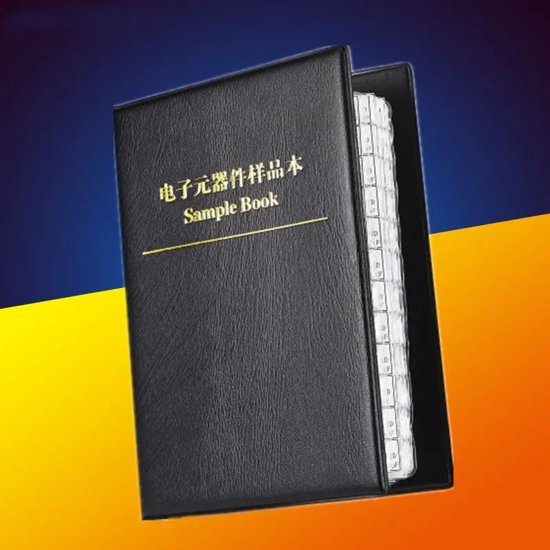 0201/0402/0603/0805/1206 SMD Resistor Sample Book, ±1% Tolerance, 170 Kinds Assortment Kit
