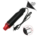 Mini Heat Gun 220V Portable Hot Air Tool for Embossing Shrink Film Label Removal Phone Case Repair and DIY Crafting