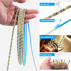 3mm 5mm PCB LED Strip Light Ultra Thin 1 LED Cut 5V 2835 120LEDs/m 8mm Flexible Tape DC IP21 Not Waterproof Warm Natural White