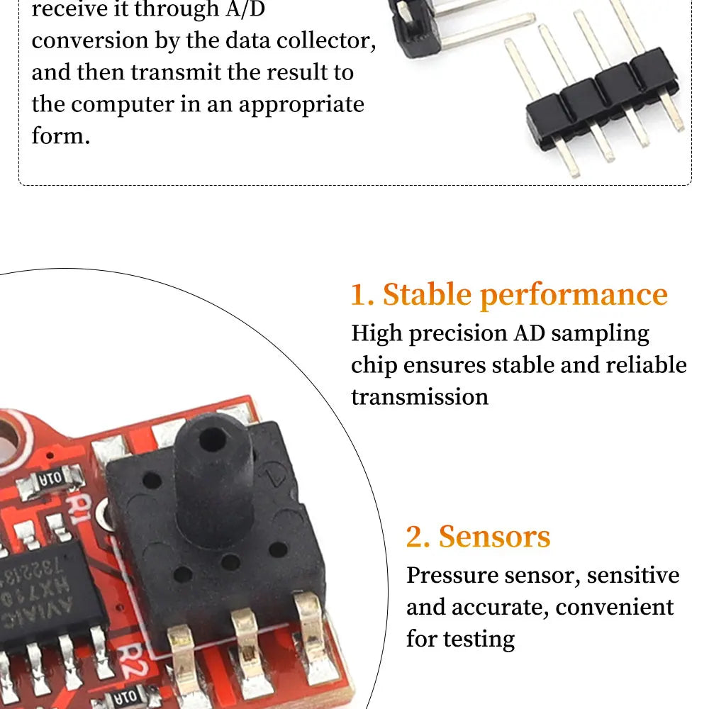 Digital Barometric Pressure Sensor Module 0- 40KPa Water Level Controller Board for Arduino Liquid Flow Sensor Module HX710B