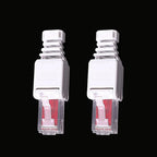 1/2Pcs Tool Free RJ45 Connector for UTP CAT6A/CAT6/CAT5E No Crimper Internet RJ 45 for 23awg-26awg Toolless LAN Cord Ends