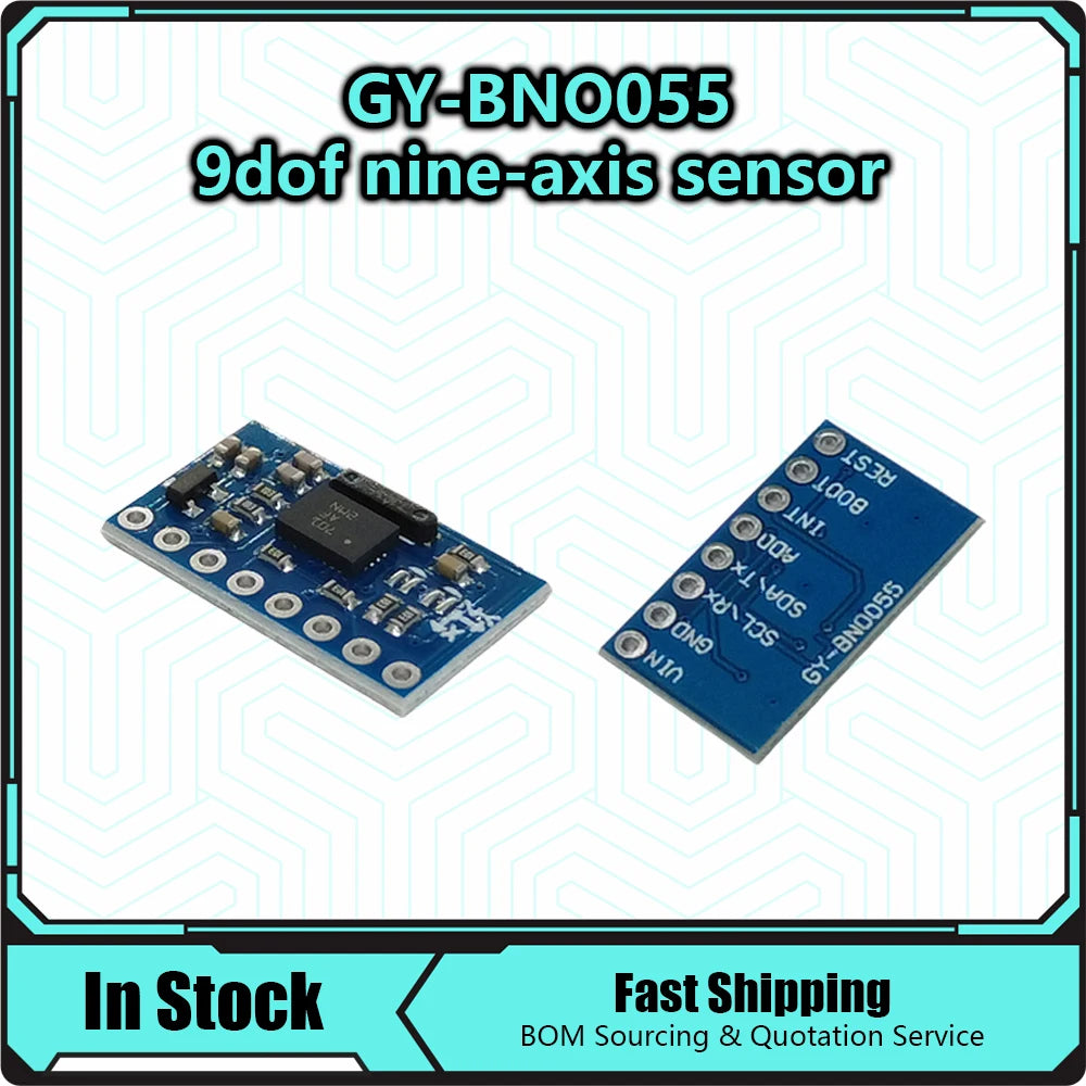BNO055 9-DOF Absolute Orientation IMU BNO055 AHRS Breakout Sensor BNO-055 SiP Accelerometer Gyroscope Triaxial Geomagnetic
