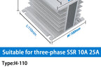 LCTC Radiator With Fan For Three Phase Solid State Relay SSR Heat Sink 100A 120A 3-phase Relay DC 48V Y-150