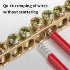 100/200pcs EN tube type plug wire nose cold pressed terminal block copper wire pair connector wiring tube