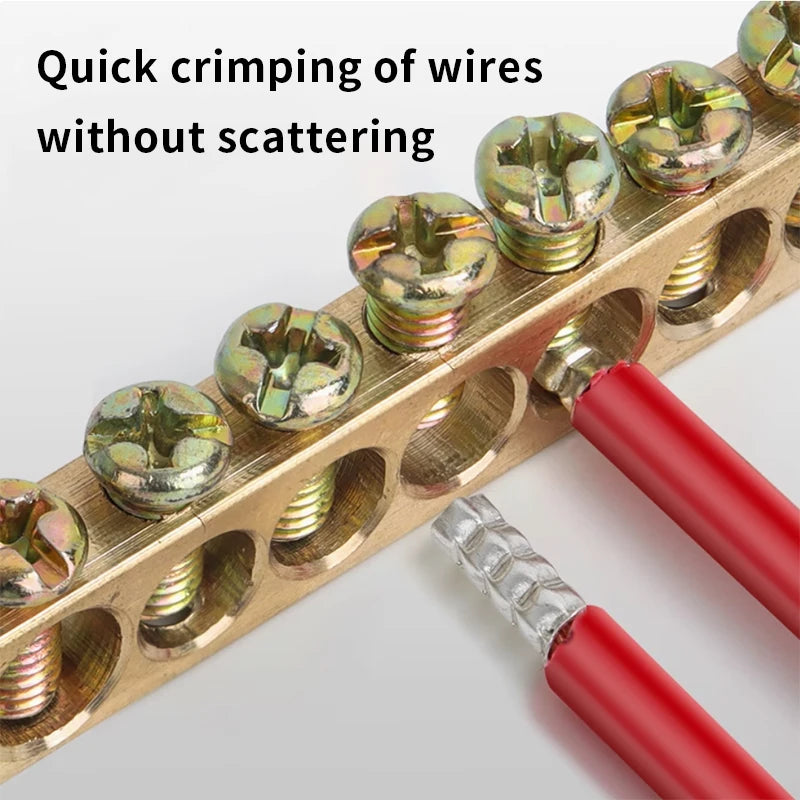 100/200pcs EN tube type plug wire nose cold pressed terminal block copper wire pair connector wiring tube