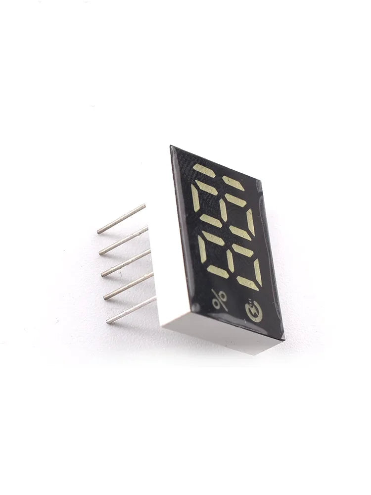 188 7-Segment Display, 188 Fast Charging 7-Segment Display, 188% 2.5-Digit 7-Segment Display with Single-Row Pins