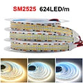 12V LED Strip Light 2835 SMD 4mm Super Bright 120LED/m 5M 600 Pixel Flexible LED Tape Lights Natural White/Warm White/Cold White