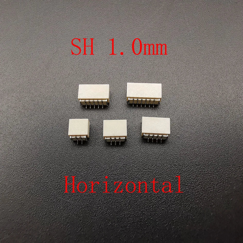 10Pcs XH 2.54 / PH 2.0 / ZH 1.5 / JST 1.25mm /SH 1.0mm Pitch 2/3/4/5/6 Pin Male Plug Housing SMD Connector Horizontal / Vertical