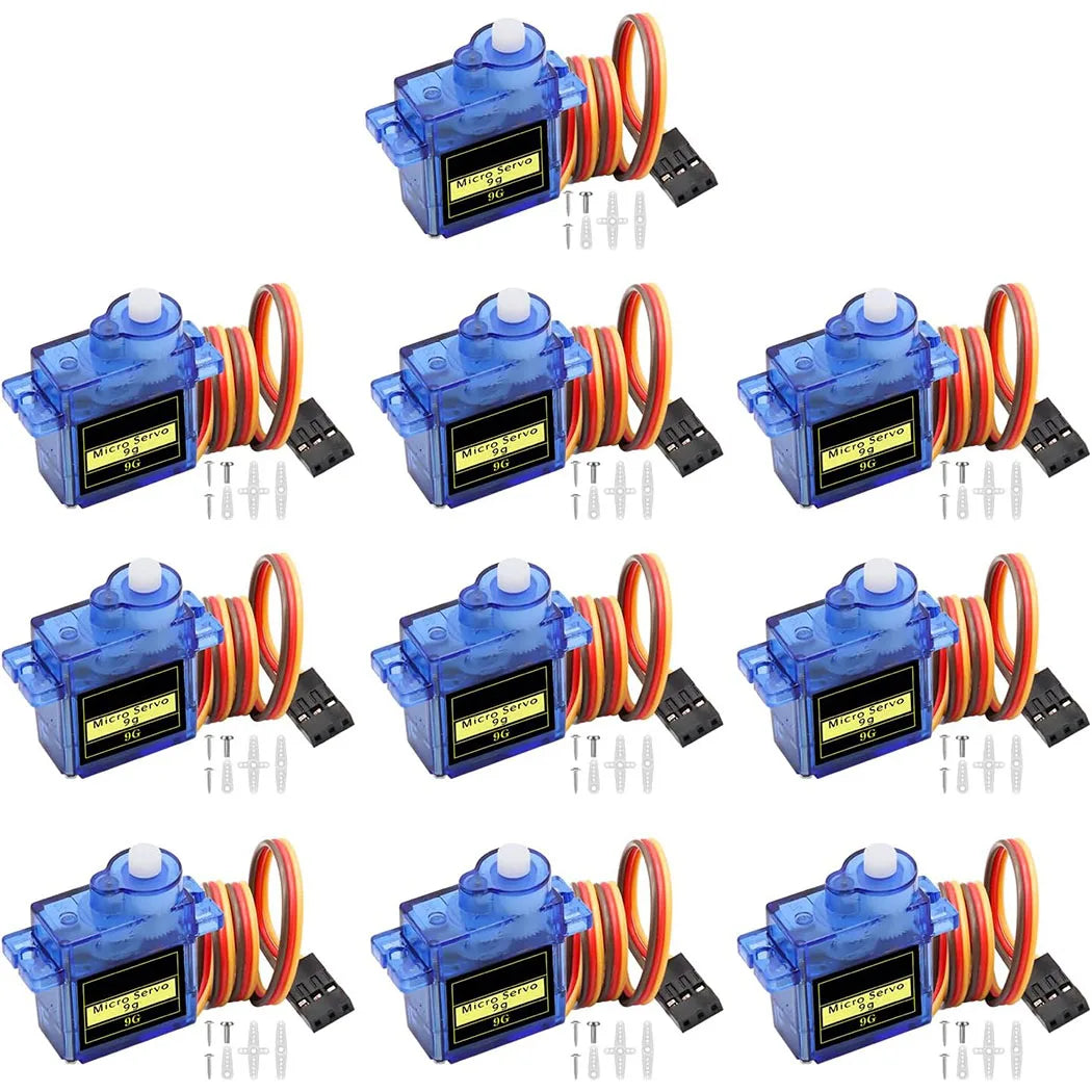 2/5/10pcs Sg90 Servo Motor Micro 9g 180 360 Degree Mount Sg90 Kit Without Metal Gear Pro Rc Car Toy Airplane Arduino Uno Diy