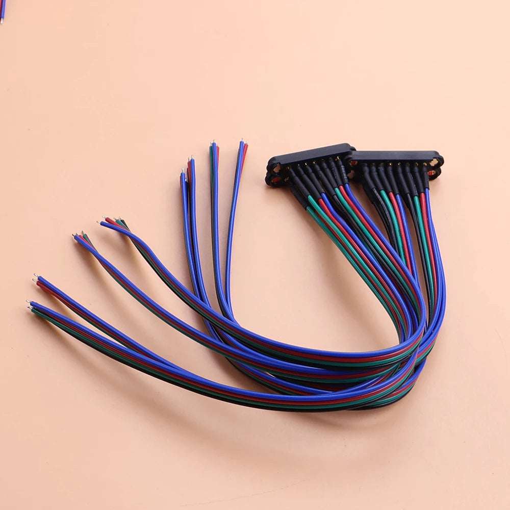 1Set 2.5/2.54 MM Pitch Spring Loaded Male Female 2P 3 4 5 6 7 8  Pole Through Holes PCB BTB Connector 2A DC Magnetic Pogo Pin