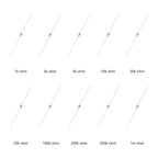 10 values kit Thermal Resistor thermistor NTC MF58 B3950 5% 1K/2K/5K/10K/20K/50K/100K/200K/500K/1M ohm Total 200 pcs