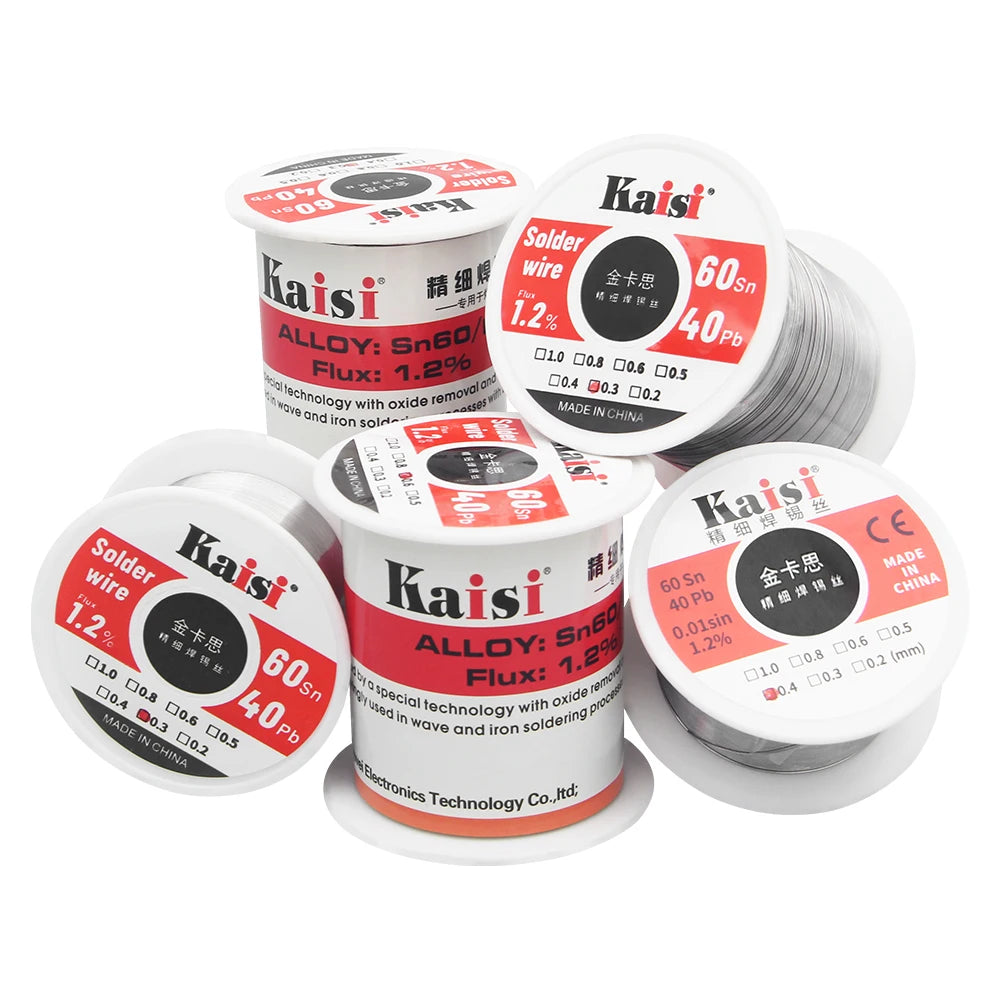 0.3/0.4/0.5/0.6 Tin Wire Flux Tin Melt Rosin Core Low Melt Desoldering Wire Coil Flux Solder Soldering Wire Welding Repair Tools