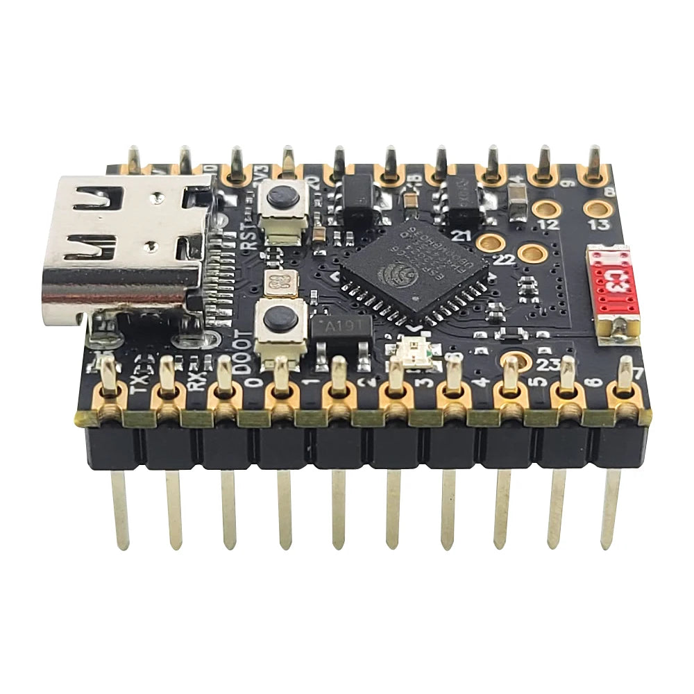 MINI ESP32-C6 Development Board C6 Soldered Kit Wifi6 N4 BT Module with Crystal Oscillator RISC-V 32-Bit 4MB FLASH Low Power