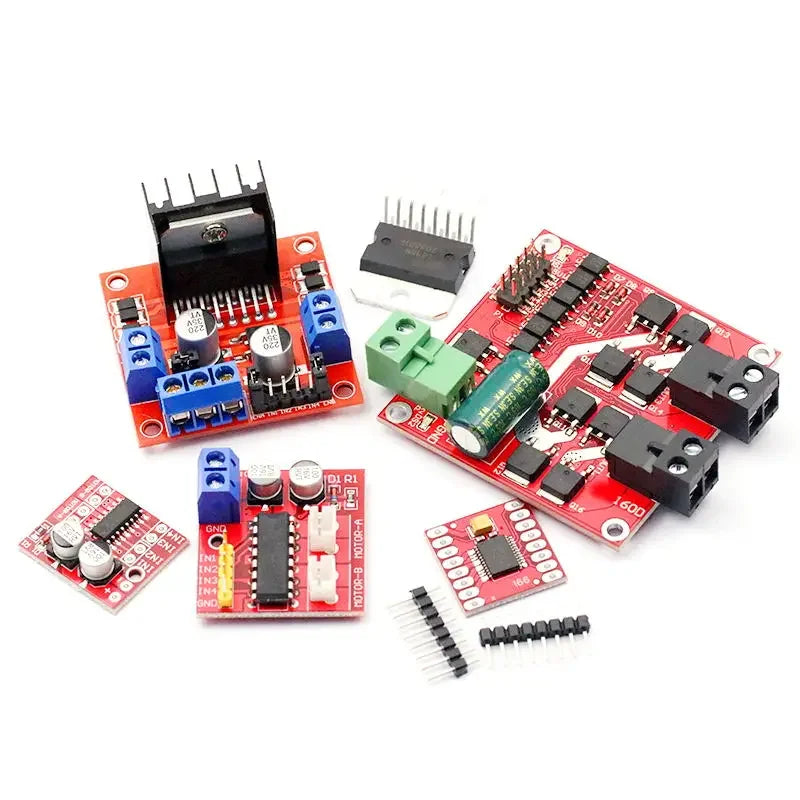 1PCS L298N Driver Board Module L298N Stepper Motor Smart Car Robot Breadboard Peltier High Power L298 DC Motor Driver