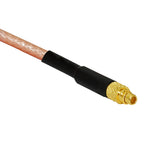 New BNC Female Jack Nut Small Panel to MMCX Male Plug Straight Connector RG316 Coaxial Cable 15CM 6"/30CM/50CM Adapter