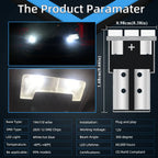 4pcs T10 W5W 194 LED CANBUS Bulb 2835 12smd 12V Car Interior Reading Lamp Clearance Lights License Plate Bulbs Dome Signal