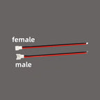 JST SM Tamiya 51005 Male and Female Single-Head Wire Battery Male and Female Docking Plug Terminal Block 2P with Silicone Wire