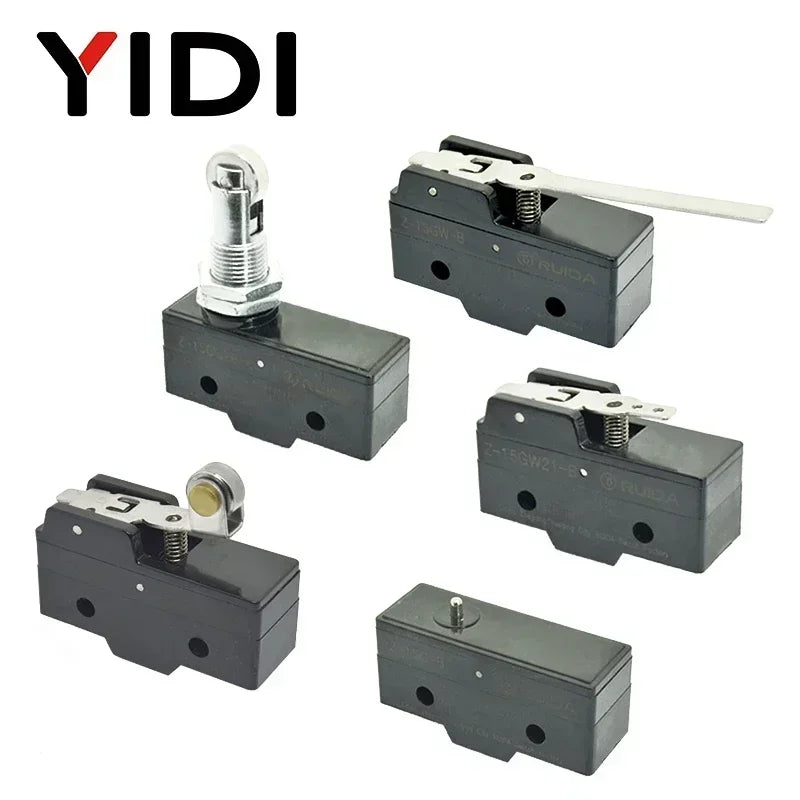 LXW5-11N1 LXW5-11G2 Z-15G Microswitch Limit Travel Switch Small Horizontal Rotary Roller Lever Arm Hinge Screw Terminal