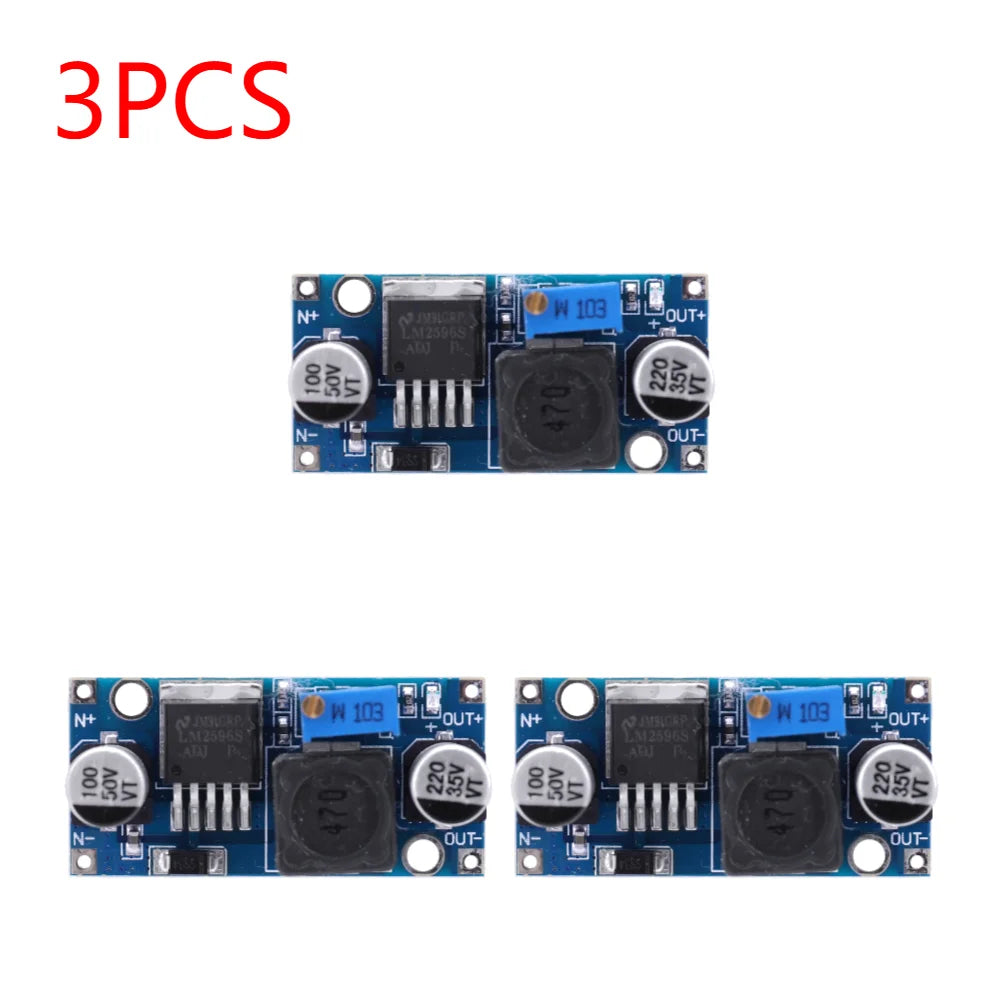 20-1PC LM2596 DC-DC Step-down Power Supply Module 3A 3.2-46V Adjustable Step-down Module LM2596 Voltage Regulator Buck Converter