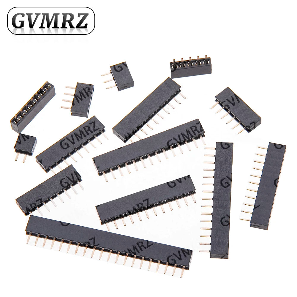 1X 2X/2/3/4/5/6/8/10/40 PIN Single Row Straight FEMALE PIN HEADER 2.0MM 2MM Strip Connector So