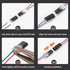 Premium Universal Automotive Wire Connector Plug Detachable Terminal for Reliable Cable Interconnection No Strip Required Strong