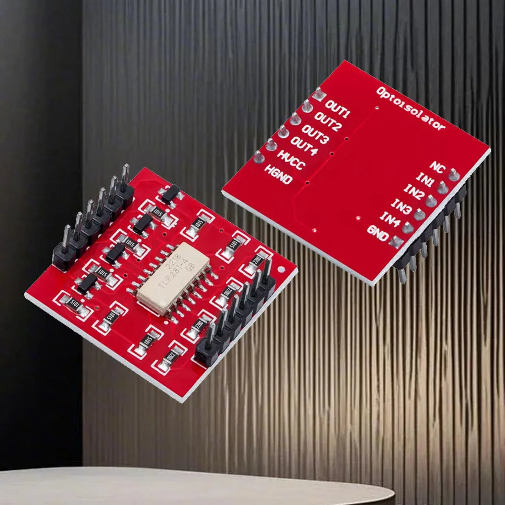 TLP281 4-Channel Opto-Isolator: IC Module with High/Low Level Isolation – For Arduino Expansion Boards
