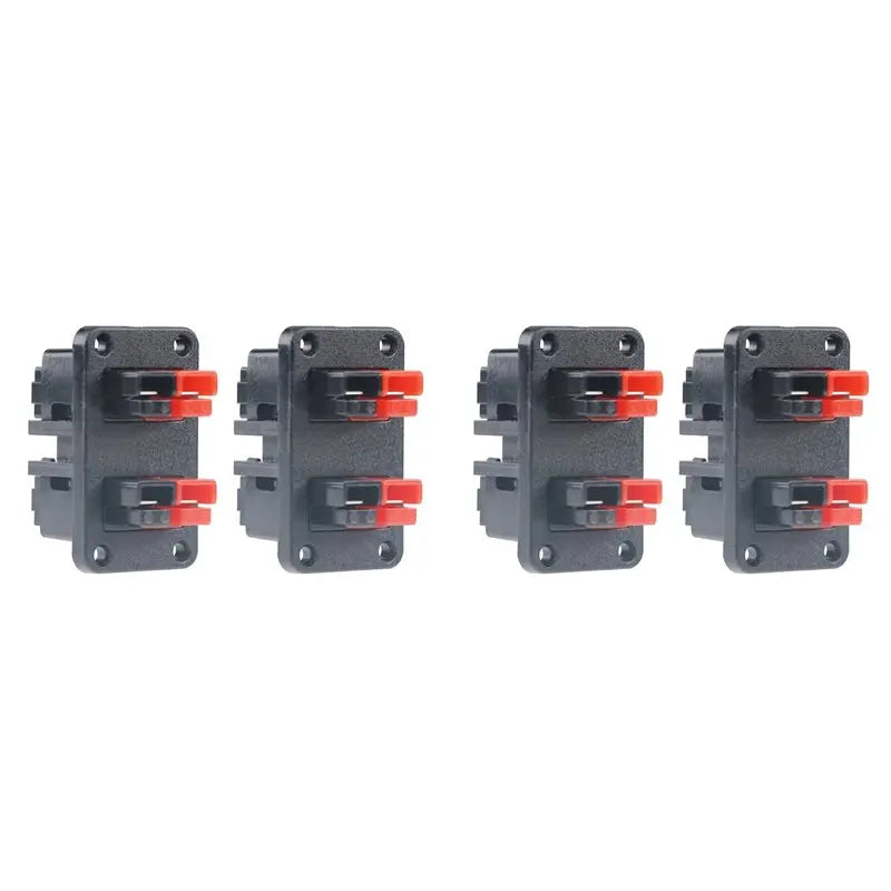 LA-4Pcs 45A 600V Power Plug Cable Connectors For Anderson Plug Connector Fixed Mounting Bracket Panel Power Plug Connector