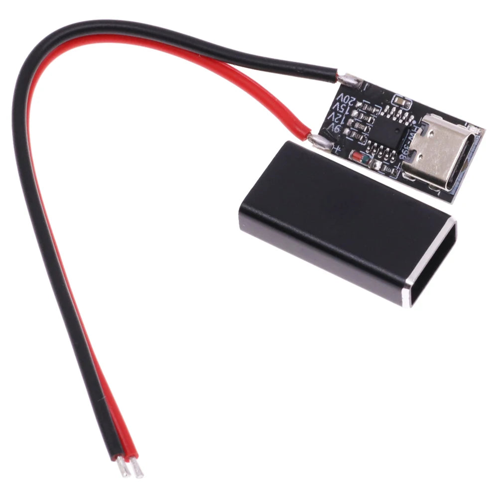 9V 12V 15V 20V Trigger Board Module PD/QC Decoy Board Fast Charge USB Type-C 5A High Speed Charger Power Delivery Boost Module