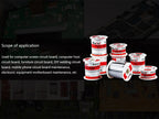 40g/140g 0.3/0.4/0.5/0.6mm Lead Low Melting Point Solder Wire Sn60Pb40 Flux 1.2% High Purity Rosin Tin Wire Mobile Phone Repair