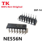 TK  10-100PCS NE556N NE556 In-line DIP14 Bipolar Timer Chip IC 100% Quality, In Stock