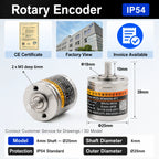 Rotary Absolute Encoder single-turnRS485 SSI CAN Power-Off Memory Angle Sensor for Equipment Waterproof