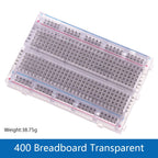 3.3V/5V MB-102 Breadboard power module+ 400 830 points Solderless Prototype Bread board kit +65 Flexible jumper wire