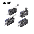 Micro Limit Switch CNTD CMV10‑001C, Snap‑Action Push Button Switch, Plastic Housing, 1NO 1NC 10A 250VAC, for Industrial Automati