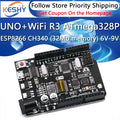 UNO+WiFi R3 ATmega328P+ESP8266 CH340 (32Mb memory) 6V-9V USB-TTL CH340G For Arduino NodeMCU WeMos One Development board