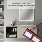 DC 5-12V Bathroom Mirror Switch Touch Switch Sensor Stepless LED Inductive Dimming Touch Switch for Led Light Mirror Headlight
