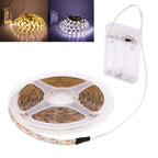3AA Battery Power 5V Led Strip Light SMD 2835 60LED 1M 2M 3M 4M 5M 50cm Flexible LED Light Stripe Waterproof Ribbon Diode Tape