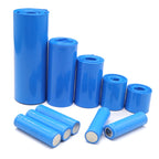 18650 Lithium Battery Heat Shrink Tube Width 17mm ~ 200mm Blue PVC Wrap Cover Skin Cable Protector Sleeve Lithium Film Case
