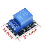 1/2/5/10 PCS 5V 1 Channel Relay Module With Optocoupler KY-019 SRD-05VDC-SL-C with NO/NC Contact For Ardu+ino Appliance Control