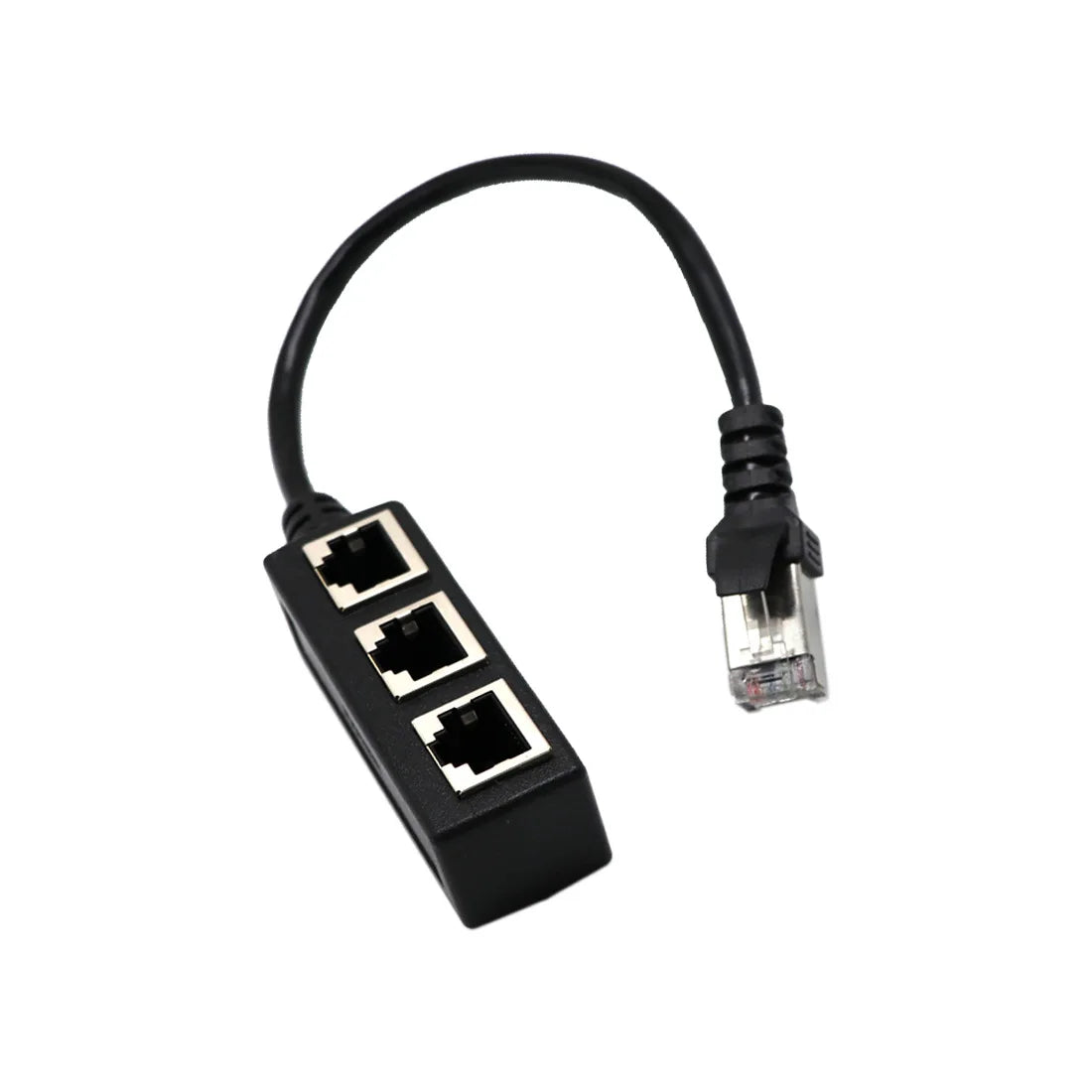 3 In 1 RJ45 Splitter LAN Ethernet Network RJ45 Connector Extender Adapter Cable for Networking Extension 1 Male To 2/3 Female