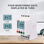TOMZN AC DC 110V-240V DIN Rail Over and Under Voltage Protection Monitoring Relays Protector