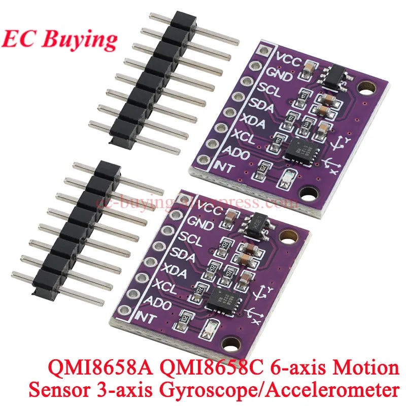 QMI8658 QMI8658A QMI8658C 6-axis Motion Sensor Module 3-axis Gyroscope/Accelerometer BMI160 6DFO Replaces MPU6050