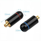 MMCX Connector Earphone Pin Plug Consumer Electronics DIY UE900 SE535 SE215 W10 W20 W30 Earphones Audio Jack Black Silver